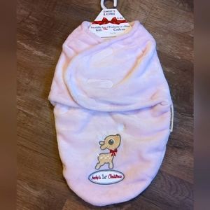 Blankets & Beyond Fleece Baby Swaddle Bag NWT - 0-3M